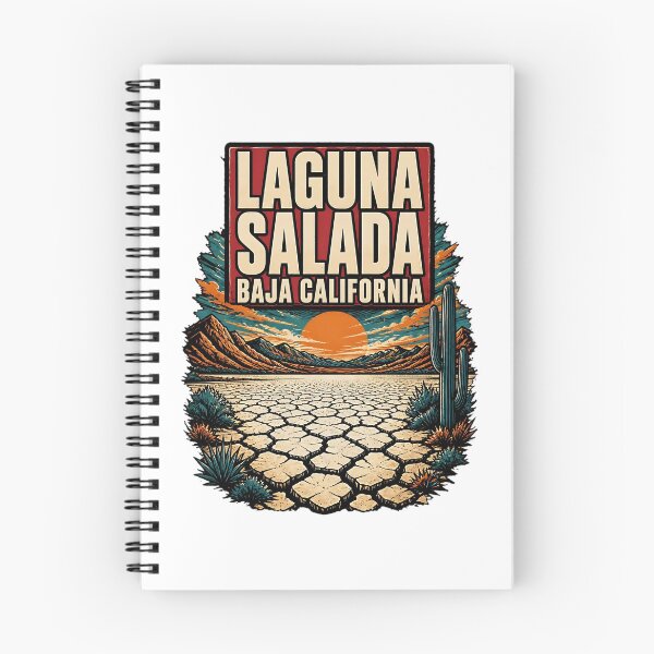 Item preview, Laguna Salada Baja California Vintage Travel Tourism designed and sold by TravelersGems.