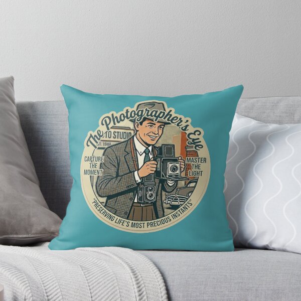 Item preview, The Photographer's Eye - Vintage 1950s Retro Photographer Badge designed and sold by AgdBol.