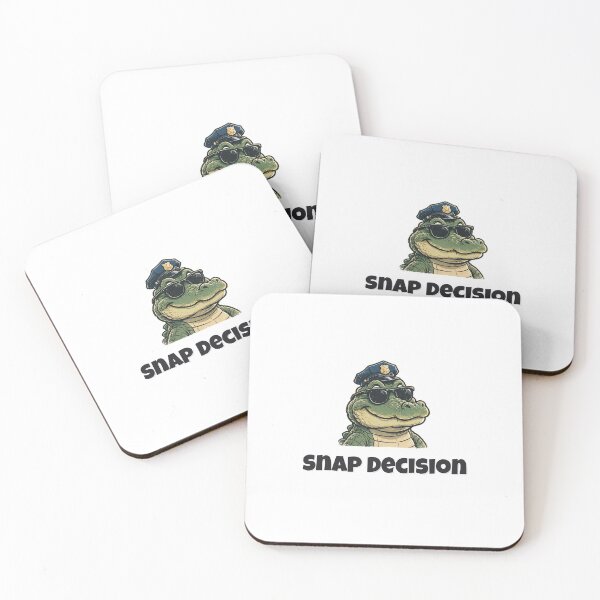 Item preview, Snap Decision Funny Alligator Police Design designed and sold by Wild Shades.