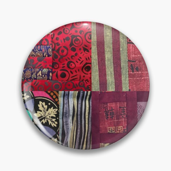 Item preview, Improv in Cranberry Batik designed and sold by sraab8.