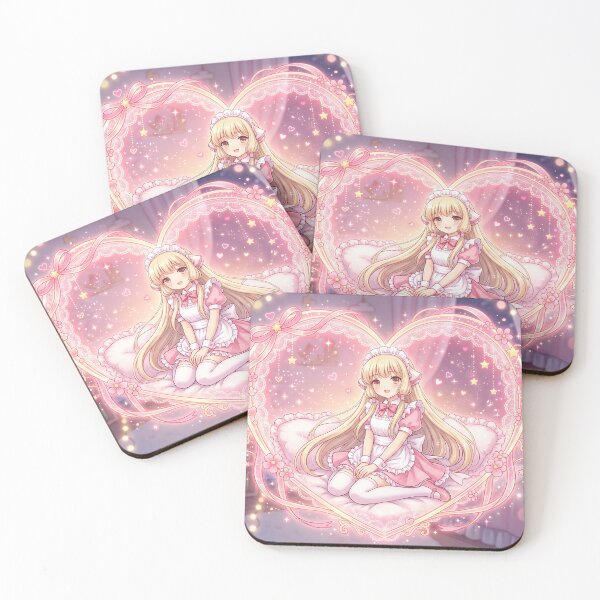 Item preview, Chii Chobits Pink Maid Anime Heart designed and sold by Magimel.