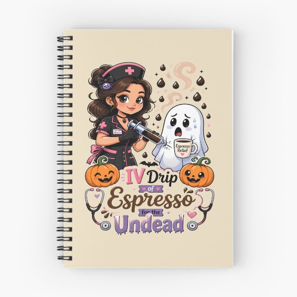 Item preview, IV Drip of Espresso for the Undead – Halloween Nurse Coffee designed and sold by Art-Arcade6.