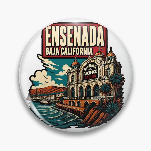 Item preview, Ensenada Baja California Vintage Travel Tourism designed and sold by TravelersGems.