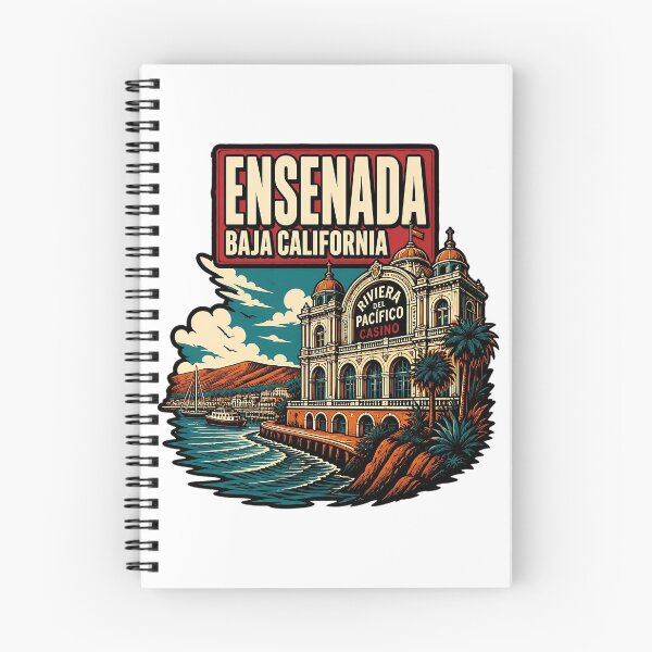 Item preview, Ensenada Baja California Vintage Travel Tourism designed and sold by TravelersGems.