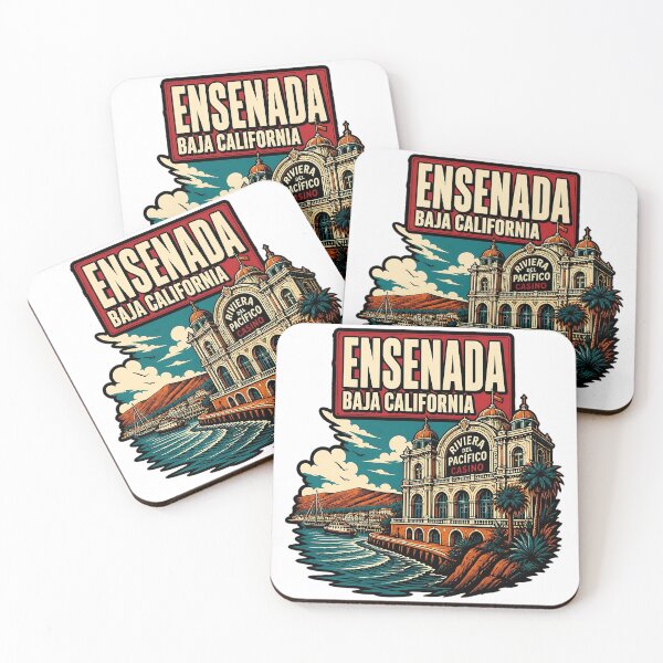 Item preview, Ensenada Baja California Vintage Travel Tourism designed and sold by TravelersGems.