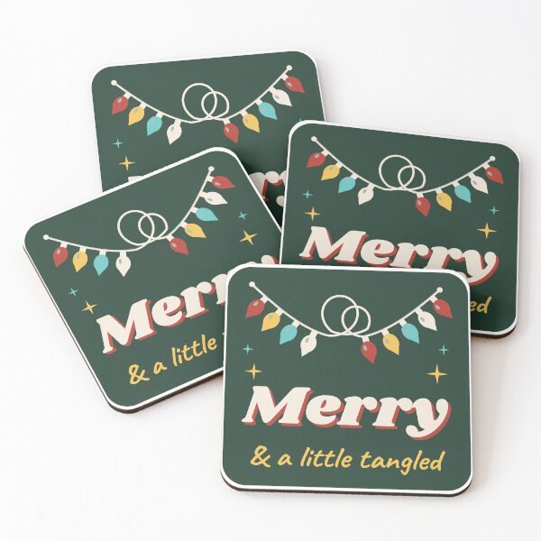Item preview, Merry & a Little Tangled - Funny Christmas Lights designed and sold by Good Little Days.