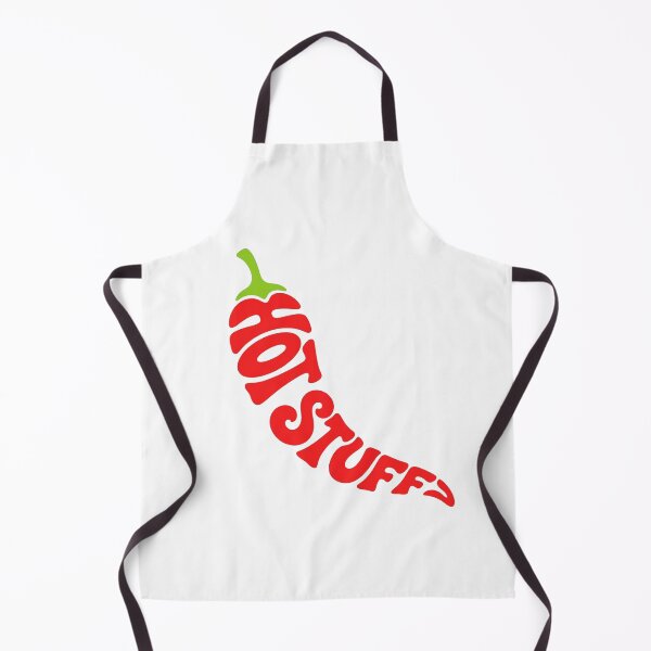 Item preview, Hot Stuff – Spicy Pepper Retro Typography designed and sold by CreativeArtisanPrints Shop.