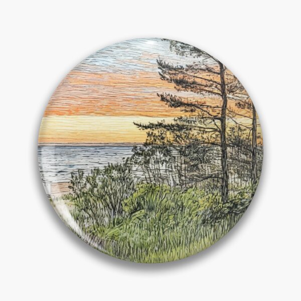 Item preview, Sunrise on a Baltic Sea beach designed and sold by sid1802.