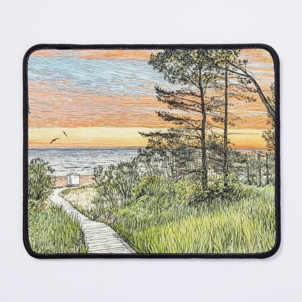 Item preview, Sunrise on a Baltic Sea beach designed and sold by sid1802.