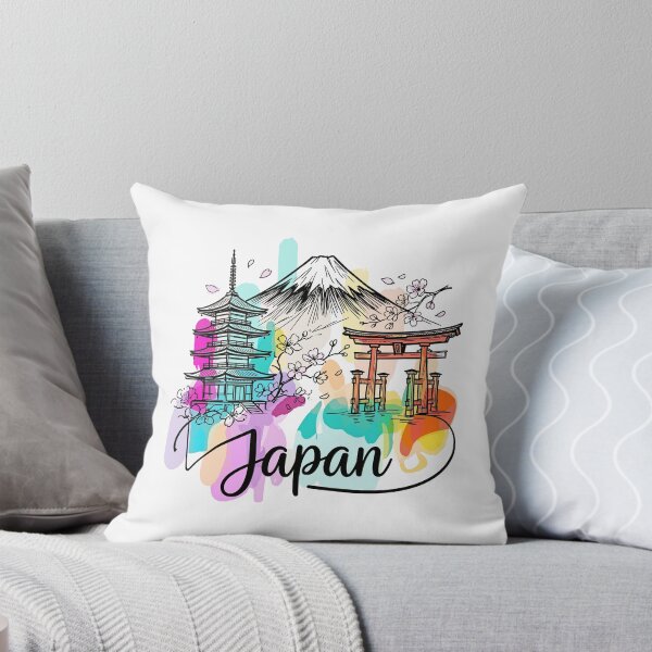 Item preview, Japan: Mount Fuji, Torii & Cherry Blossoms designed and sold by EdwinkOne.