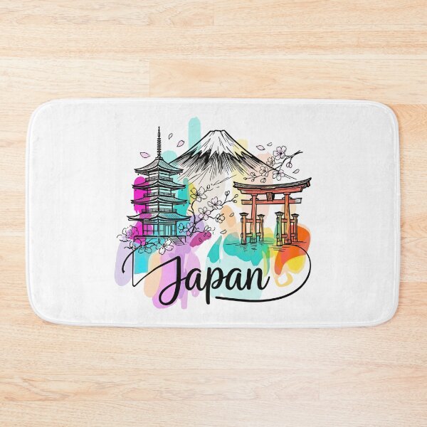 Item preview, Japan: Mount Fuji, Torii & Cherry Blossoms designed and sold by EdwinkOne.