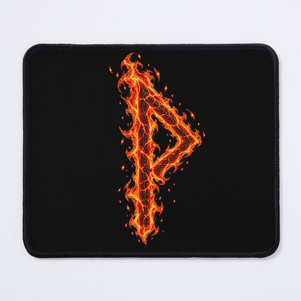 Item preview, Wunjo Rune in flame designed and sold by Faust-ART.