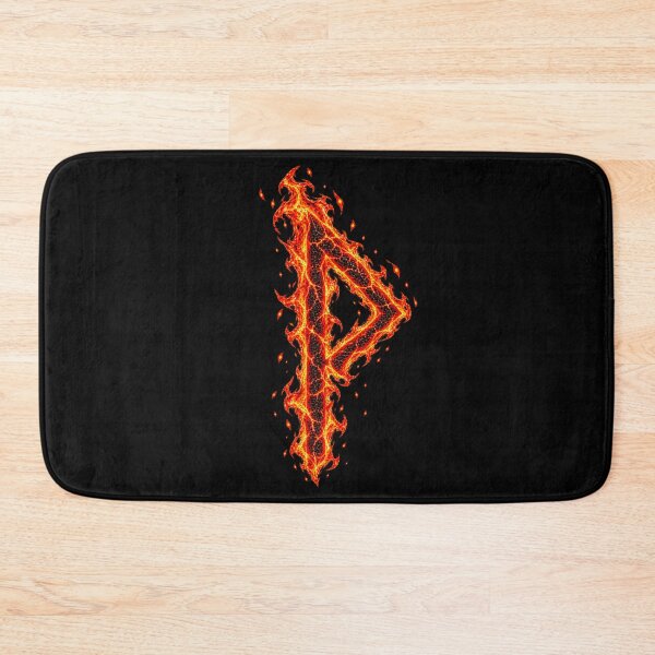 Item preview, Wunjo Rune in flame designed and sold by Faust-ART.