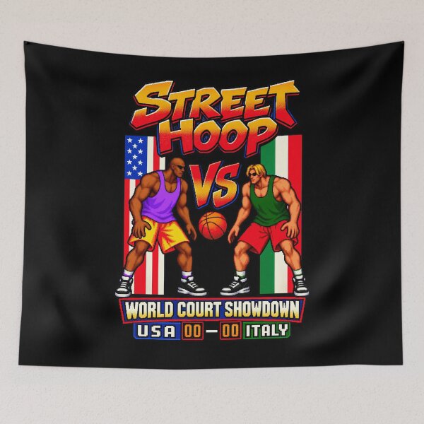 Item preview, Street Hoop: USA vs Italy World Court Showdown designed and sold by Philip-p22.