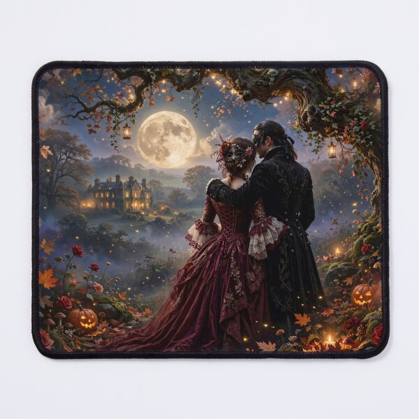 Item preview, Moonlit Halloween Masquerade designed and sold by DreamyWallVibes.