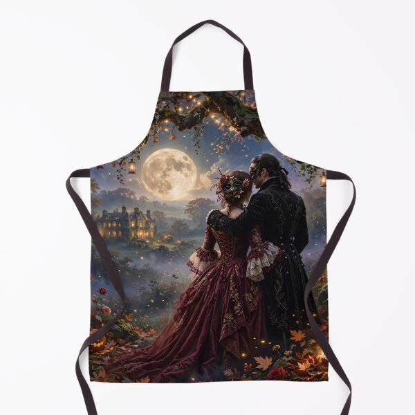 Item preview, Moonlit Halloween Masquerade designed and sold by DreamyWallVibes.