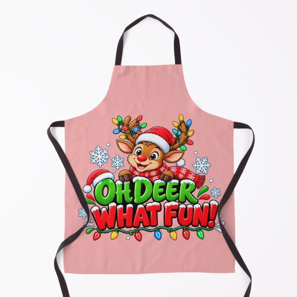 Item preview, OH DEER WHAT FUN! Funny Christmas Reindeer Holiday Graphic designed and sold by Zoolita   Store.