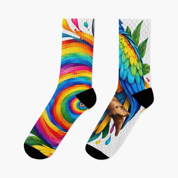 Item preview, Colorful parrot art designed and sold by urbanshop7.
