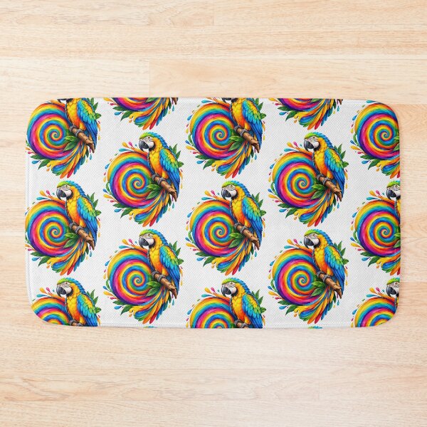Item preview, Colorful parrot art designed and sold by urbanshop7.