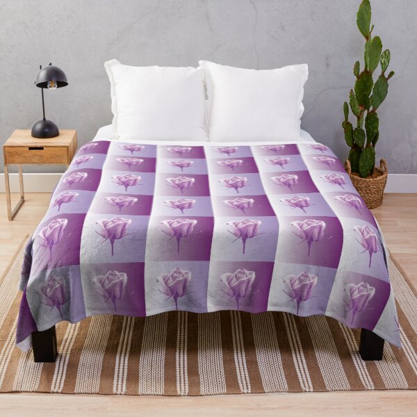Artikelvorschau, Lila Blumenmuster - Produkt 0017 entworfen und verkauft von simplycolours.