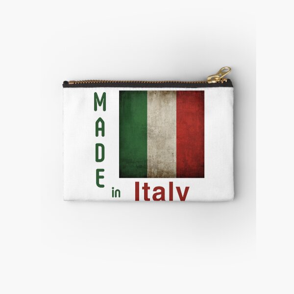 Aperçu de l'œuvre Fabriqué en Italie avec le drapeau italien créée et vendue par AndysTeeShop.