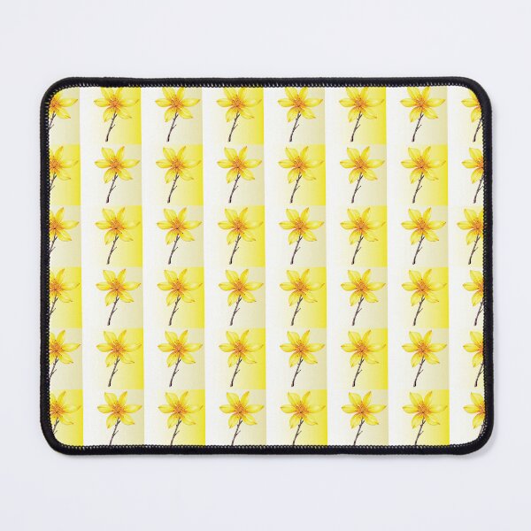 Item preview, Yellow and white floral pattern - Product 0019 designed and sold by simplycolours.