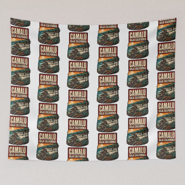 Item preview, Camalu Baja California Vintage Travel Tourism designed and sold by TravelersGems.