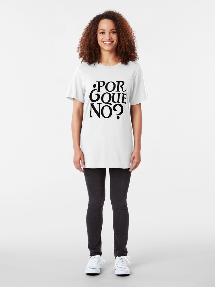 Alternate view of Por Qué No? Slim Fit T-Shirt