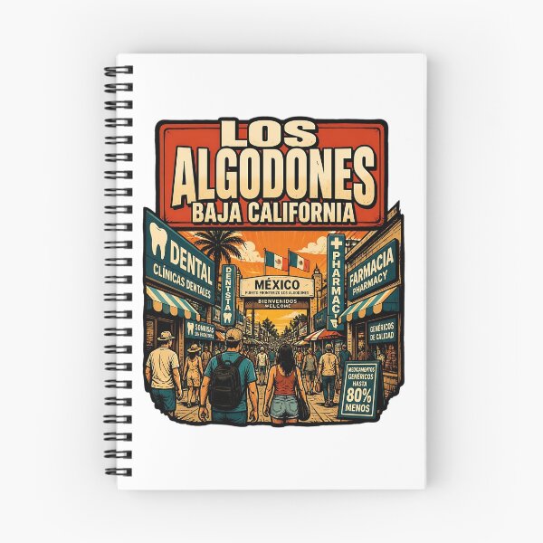 Item preview, Los Algodones Baja California Vintage Travel Tourism designed and sold by TravelersGems.
