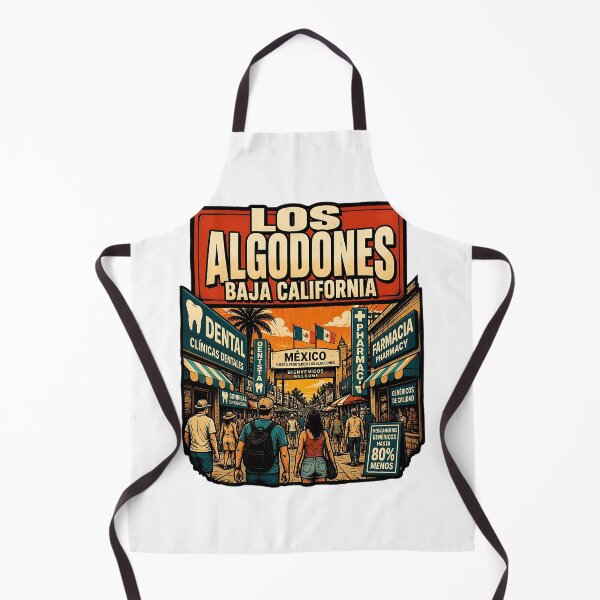 Item preview, Los Algodones Baja California Vintage Travel Tourism designed and sold by TravelersGems.