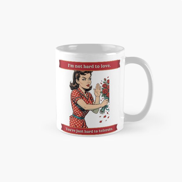 Item preview, Hard to Tolerate — Sarcastic Retro Pin-Up Shirt designed and sold by FitEnvy.
