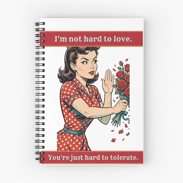 Item preview, Hard to Tolerate — Sarcastic Retro Pin-Up Shirt designed and sold by FitEnvy.
