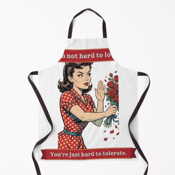 Item preview, Hard to Tolerate — Sarcastic Retro Pin-Up Shirt designed and sold by FitEnvy.
