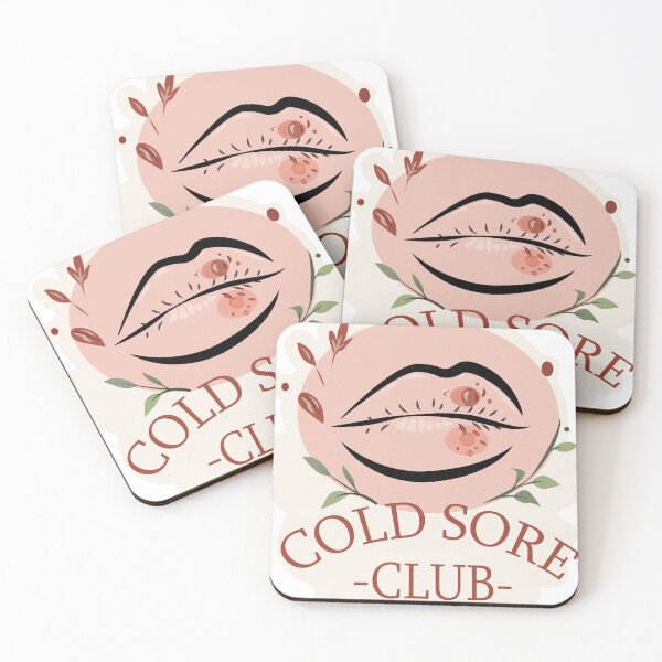 Item preview, Cold Sore Club – Funny Herpes Medical Humor Illustration designed and sold by CheriTanya.
