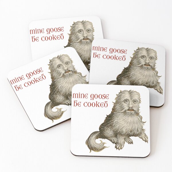 Item preview, Mine Goose Be Cooked - Funny Medieval Dog  designed and sold by tentakrool.