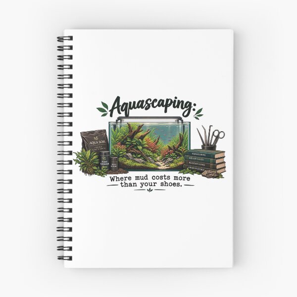 Item preview, Funny Aquascaping Where Mud Costs More Aquarium designed and sold by CrazySzoopWorld.
