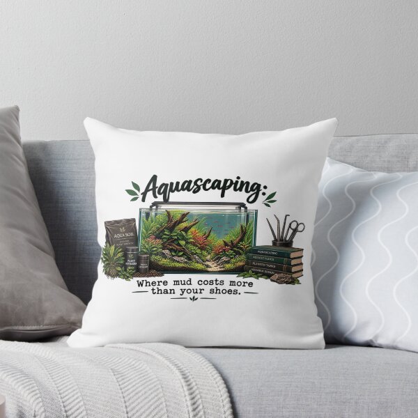 Item preview, Funny Aquascaping Where Mud Costs More Aquarium designed and sold by CrazySzoopWorld.