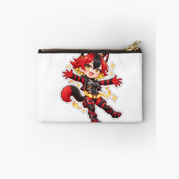 Item preview, Cinder Happy - Chibi Cat Girl Sticker designed and sold by Alarm Clock Hero.