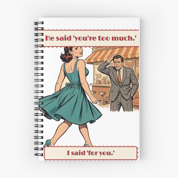 Item preview, Too Much? For You — Sassy Diner Pin-Up designed and sold by FitEnvy.