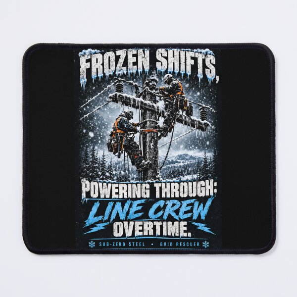 Item preview, Frozen Shifts Powering Through Line Crew Shirt designed and sold by StudioBilly3000.