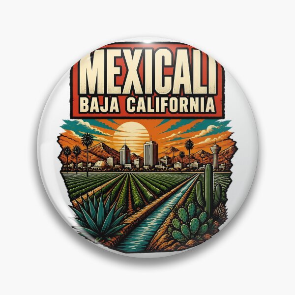 Item preview, Mexicali Baja California Vintage Travel Tourism designed and sold by TravelersGems.