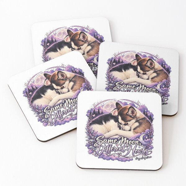 Item preview, Same Moon, Different Howls | Crazy Husky Chick designed and sold by Crazyhuskychick.