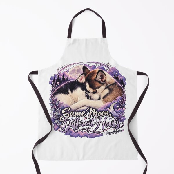 Item preview, Same Moon, Different Howls | Crazy Husky Chick designed and sold by Crazyhuskychick.