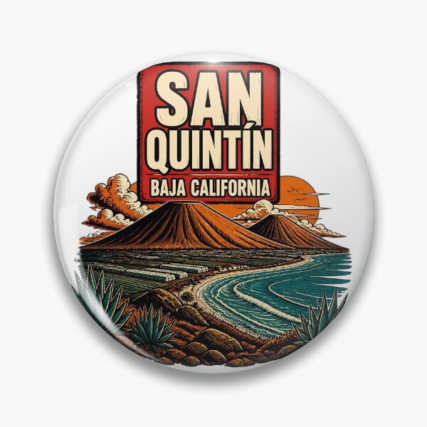 Aperçu de l'œuvre San Quintin, Basse-Californie, tourisme vintage créée et vendue par TravelersGems.