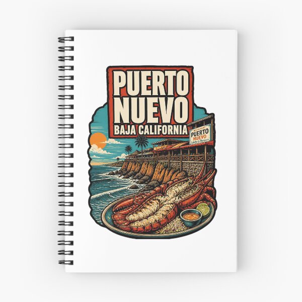Item preview, Puerto Nuevo Baja California Vintage Travel Tourism designed and sold by TravelersGems.