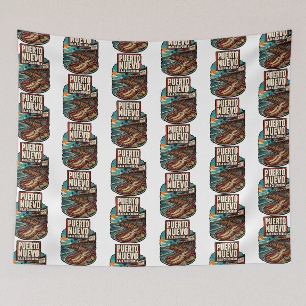 Item preview, Puerto Nuevo Baja California Vintage Travel Tourism designed and sold by TravelersGems.