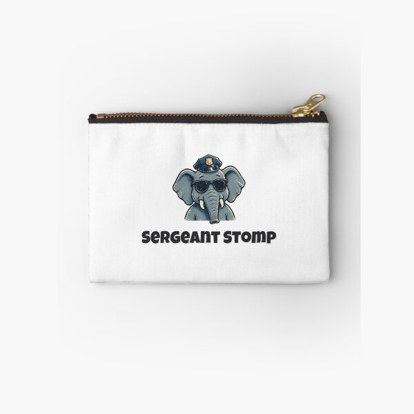 Item preview, Sergeant Stomp Funny Elephant Police Design designed and sold by Wild Shades.