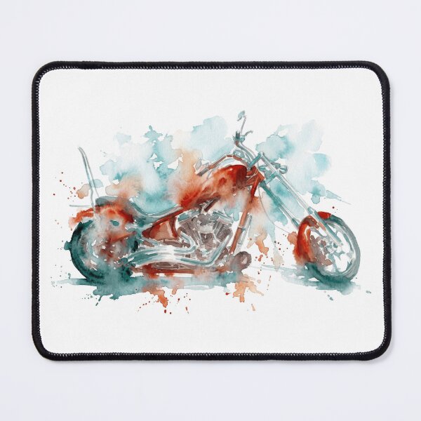 Item preview, Red Chopper on Teal, Long Raked Fork designed and sold by caracatita75.