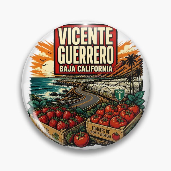 Item preview, Vicente Guerrero Baja California Vintage Travel designed and sold by TravelersGems.