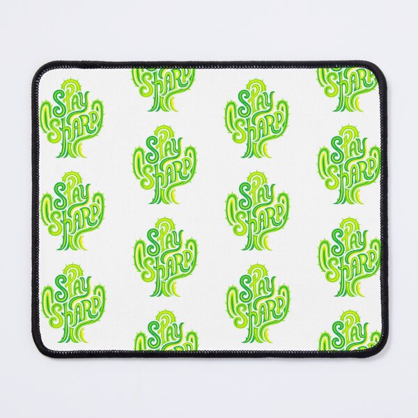 Item preview, Stay Sharp – Green Cactus Retro Typography designed and sold by CreativeArtisanPrints Shop.